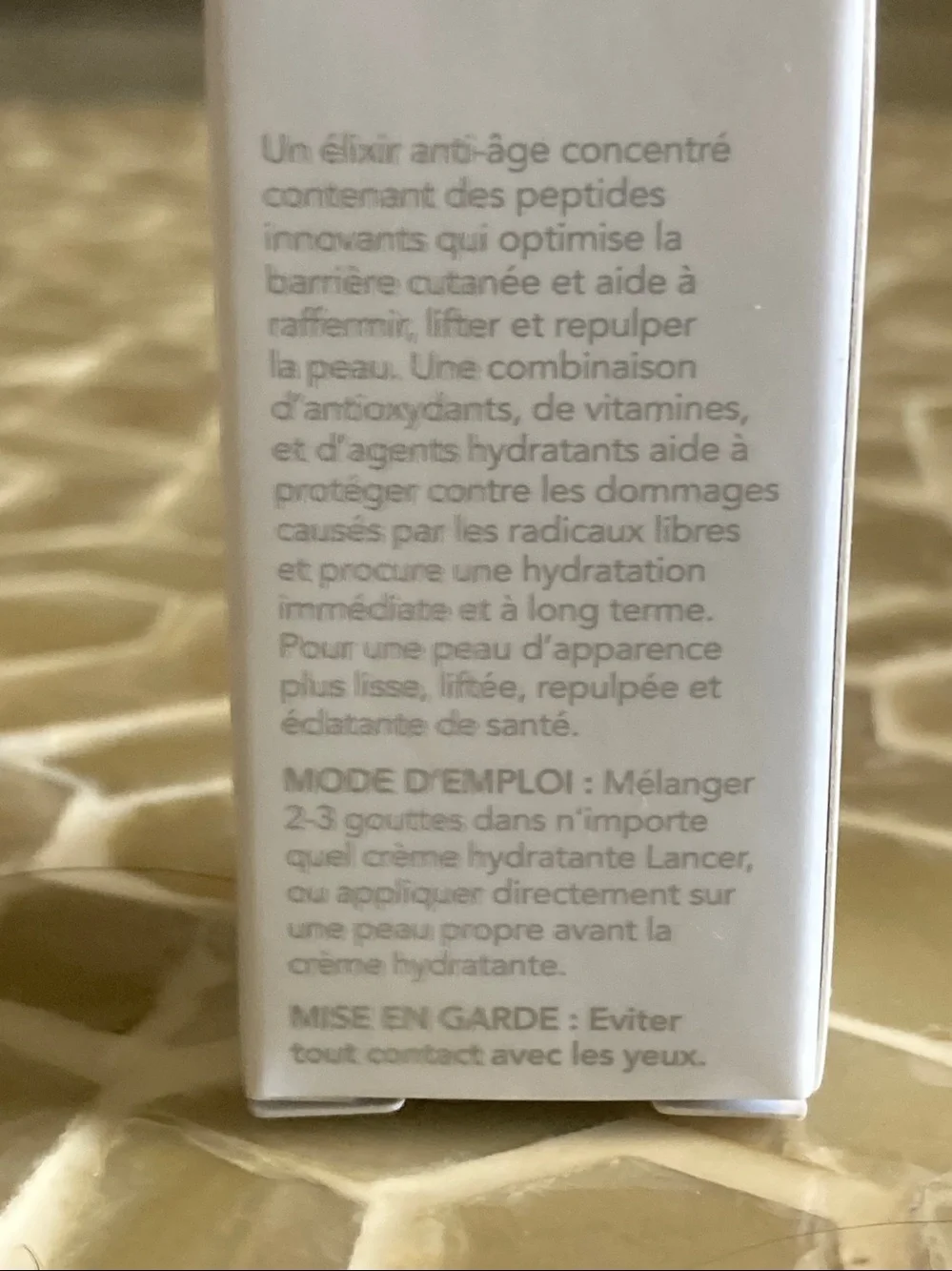 NEW!  Lancer Skincare Triple Peptide Drops Vitamin E Daily Anti-Aging Face Serum